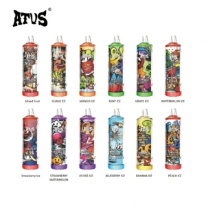 ATVS más vendido 13000 bocanadas desechables Vape Bar 15ml E-Liquid 600mAh Batería 5% Nicotina a granel Compra Vape desechable al por mayor 7