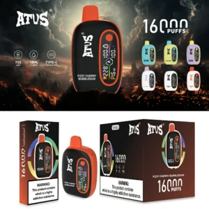 La penna Vape usa e getta ATVS 16000 più venduta con 19 gusti fruttati 18 ml E-Liquid 750mAh 5% Nicotina all'ingrosso all'ingrosso 3