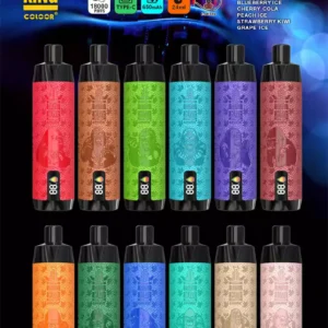 Bang King Shisha 18000 sbuffi DTL narghilè monouso Vape con display 18K sbuffi Vape Pen sigaretta elettronica all'ingrosso Vape Pen Bulk Acquista 12 gusti Big Cloud Type -C (2)