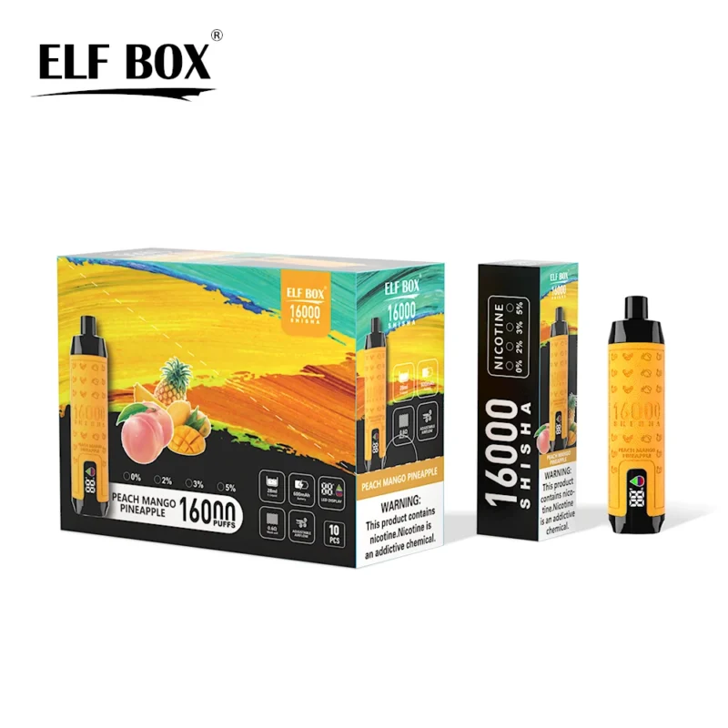 Caixa Elf Shisha 16000 Folhados 10