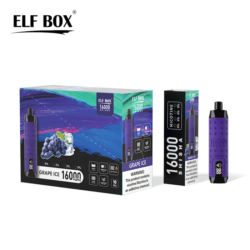 Caixa Elf Shisha 16000 Folhados 6 1