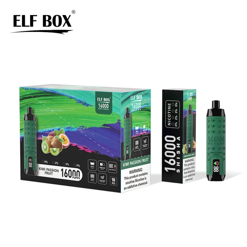 Scatola Elf Shisha 16000 Soffi 7 1