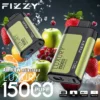 Fizzy Luxe 15000 Rookwolken Wegwerp Vape Pen met LCD-scherm 2% 5% Laag nicotinezout Oplaadbare batterij Bulk Groothandel 1