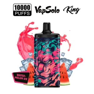 Grossist Vapsolo King 10000 Puffar 2% 5% Nikotinsalt Uppladdningsbart batteri Mesh Coil Eng?ngs E-cigarett Bulk K?p direkt fr?n fabrik 1