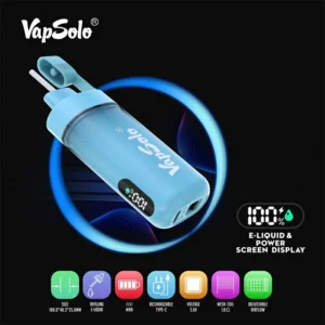 Vapsolo Tornado Pro 12000 Puffs Low Nikotine Sí?ová spirálka na jedno pou?ití Vape Pen s dobíjecí baterií 650mAh 1