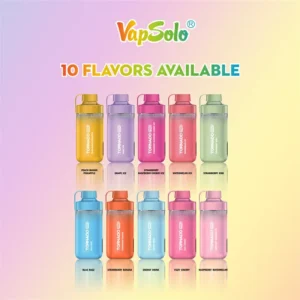 Best 5 Vapsolo Disposable Vapes for Wholesale Buyers in the Greek Market