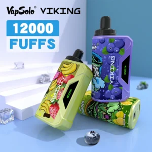 Vapsolo Viking 12000 Puffs E-cigarett f?r eng?ngsbruk med n?tspole 650mAh uppladdningsbart batteri Nikotin Salt Bulk Partihandel fr?n Kina 1