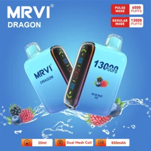 100 Mrvi Dragon Mrvi originale 13000 sbuffi VAPING 20ML E Liquid Dual Mesh Coil Wholesale usa e getta VAPE 5