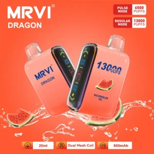 100 Mrvi Dragon Mrvi originale 13000 sbuffi 20ml e liquido a doppia maglia a gigante usa e getta VAPE 7