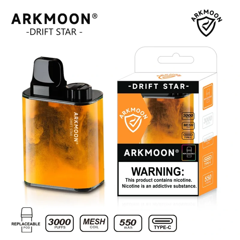 AOKIT Arkmoon Drift Star 3000 Puffs 0% 2% 5% Nikotin OEM ODM Unterstützung Einweg-Vapes Gro?handel Original Fabrik Bulk Mehrere Geschmacksrichtungen