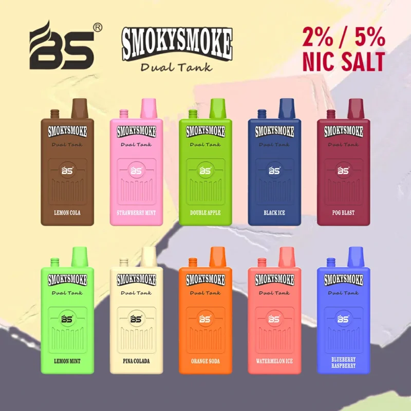 BREZE Bs Smoky 16000 Puffs 36ml E-liquid portatile dal design elegante Vapes monouso di alta qualità all'ingrosso direttamente dalla fabbrica Vari gusti disponibili