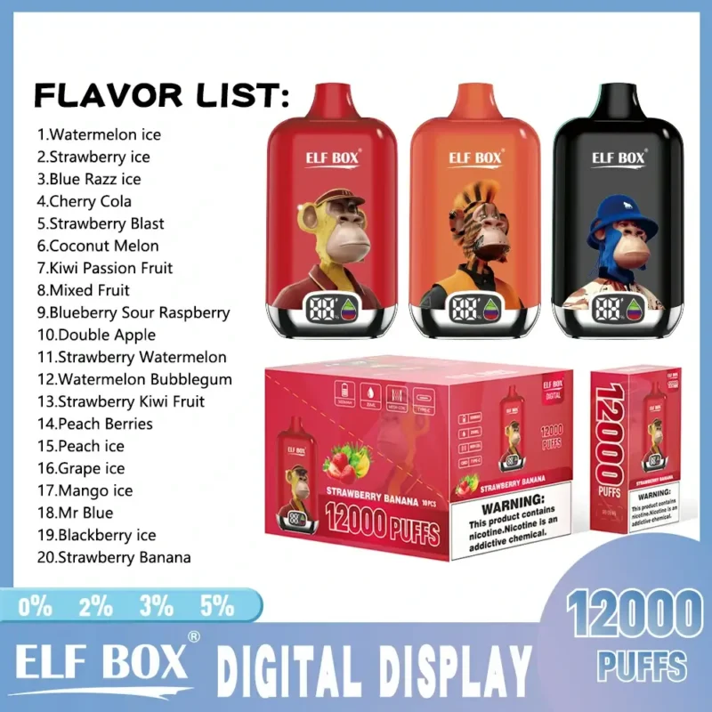 Elf Box Digital 12000 Puffs 6