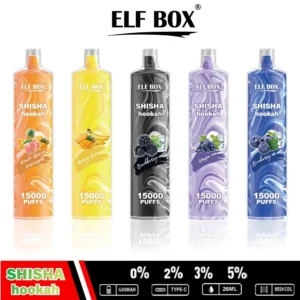 ELF BOX LS 15000 Puffs Uppladdningsbar Vape-penna f?r eng?ngsbruk – Finns i 0%, 2%, 5% Nikotin f?r partik?p 1