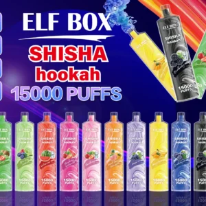 Stylo vape jetable rechargeable ELF BOX LS 15 000 bouffées – Disponible en 0%, 2%, 5% Nicotine pour achat en gros en vrac 3