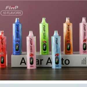 FIHP Shisha Hookah 15000 Puffs Disposable Vape Pen 22ml E Liquid 6mg Nicotine Rechargeable 650mAh LED Display Wholesale 1