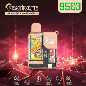 Grativape Ejoy 9500 Puffs Rechargeable 650mAh Battery 10 Flavors Disposable Vape with OEM Support Available Wholesale 4