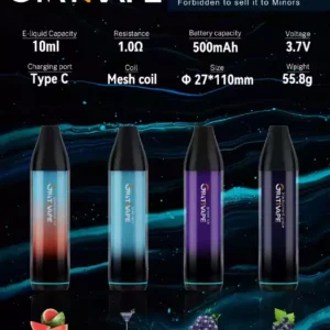 Grativape Esky 5500 Puffs Vape jetable stylo rechargeable et vente chaude en 2025 vente en gros 3