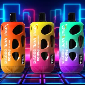 Grativape iPanda 15000 Puffs Fábrica Original 650mAh Bateria e Display Líquido 18ml Caneta Vape Descartável Atacado 2