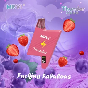 MRVI THUNDER 11000 PUFFS Nagykereskedelmi Eldobható Vape 2 3 5 Nikotin 19ml E Folyadék Power Screen Display 2024 Népszer? 10