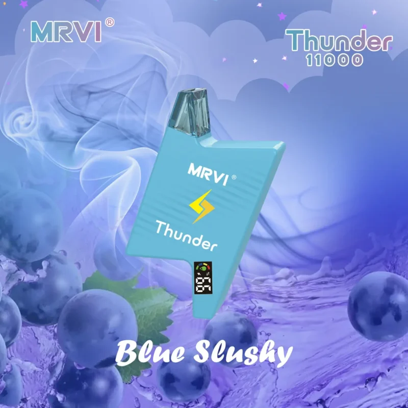 MRVI THUNDER 11000 Puffs 2% 3% 5% Nicotine 600mAh Rechargeable Battery Original Quality Disposable Vapes Made in China Bulk Wholesale Wide Flavor Selection