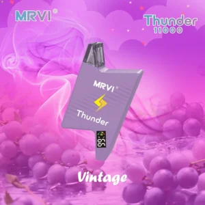 MRVI THUNDER 11000 PUFFS Wholesale Disposable Vape 2 3 5 Nicotine 19ml E Liquid With Power Screen Display 2024 Popular 5