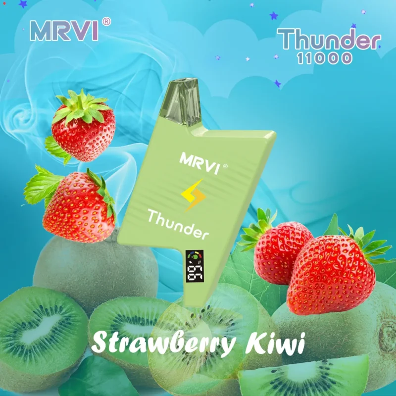 Mrvi Thunder 11000 Puffs Velkoobchodní jednorázov? vape 2 3 5 Nicotin 19ml E Kapalina s displejem napájecí obrazovky 2024 Populární 7