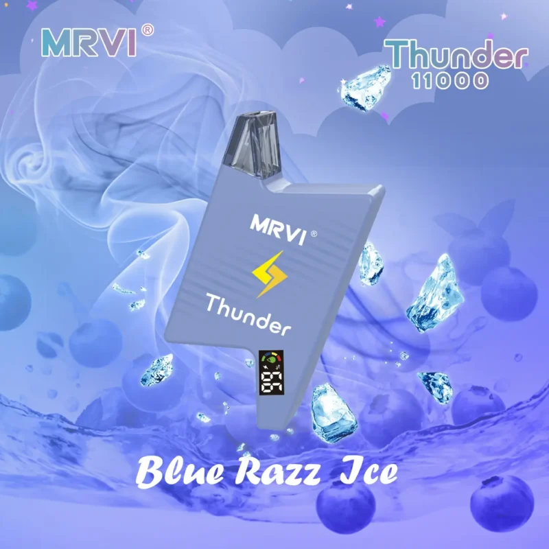 MRVI THUNDER 11000 PUFFS Vape descartável por atacado 2 3 5 Nicotina 19ml E Líquido com tela de energia 2024 popular 8