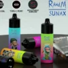 Explore RandM Sunax 21000 Puffs Rechargeable Battery High Quality Mesh Coil Disposable Vapes Wholesale Direct from Factory Multiple Flavors