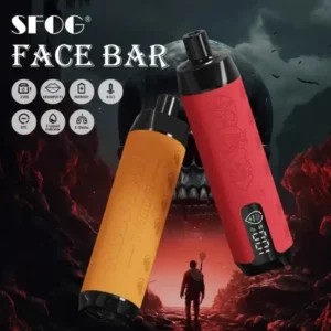 Sfog Face Bar 18000 Puff-uri 25ml 800mAh Pen Vape de unic? folosin?? Comer? cu ridicata 0% ?i 5% Op?iuni de nicotin? 1