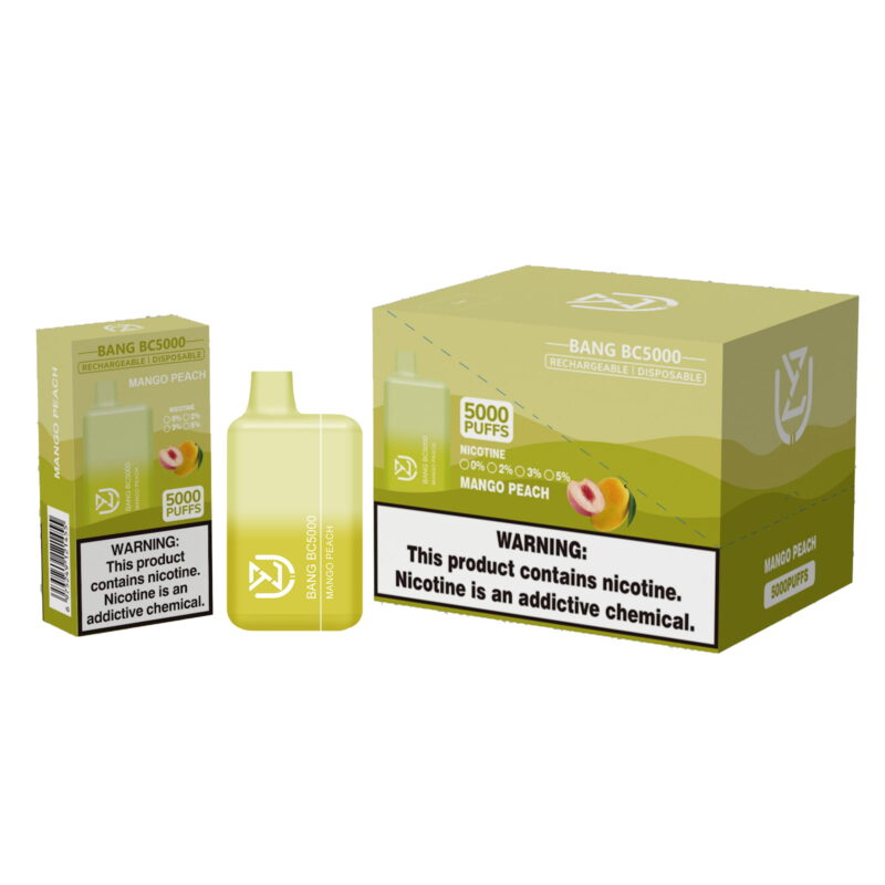 UZY BANG BC5000 5K PUFFS PENHA VAPE DISPOSI?VEL 13ML PRE preenchido tipo C Nicotina de atacado recarregável 0 2 3 5 E Juice 9