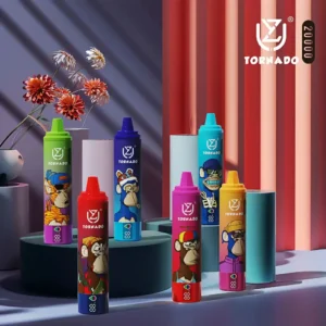 Premium Uzy Tornado 20000 Puffs nagy kapacitású eldobható vape toll 28 ml e-juice és háló tekercs 4