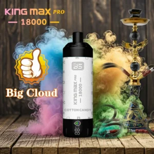 Hurtownia BREZE BS King Max Pro 18000 Puffs Jednorazowy d?ugopis Vape z cewk? siatkow? o pojemno?ci 24 ml i wy?wietlaczem LED Nikotyna 0 1 2 1