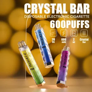 Groothandel MYDE Crystal Bar 600 Rookwolken Wegwerp Vape Pen 20 mg Nicotine met Mesh Coil en 10 Smaakkeuzes 3