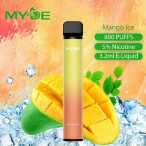 Wholesale MYDE Plus 800 Puffs Disposable Vape Pen 22 Flavor Options with 0%, 2%, and 5% Nicotine Available 1