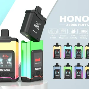 Haute qualité en gros OLD School Honor 24000 Puffs Stylo Vape jetable 24K Options de nicotine multiples Approvisionnement direct en usine Achat en vrac 2