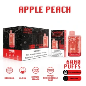 Gro?handel VAPEN META6000 Einweg -Vape Vape Pen 6000 Puffs 13,5 ml mehrere Nikotinoptionen mit 550 mAh wiederaufladbarer Akku von EU Warehouse 2