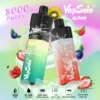 Kiváló min?ség? Vapsolo Alpha 8000 Puffs eldobható Vape toll hálótekerccsel és állítható légáramlású LCD-kijelz?vel, nagykereskedelmi k?zvetlenül az 1. gyárból