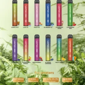 Pluma Vape desechable Vasy Vapen 3000 Puffs más vendida, E-líquido de 22 ml, múltiples concentraciones de nicotina, batería de 1000 mAh de fábrica original 3