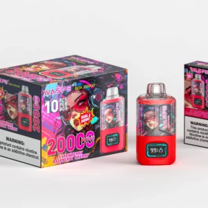 Venta al por mayor WASPE 20000 PUFFS Dual Mesh Box Vape Pen desechable con caja de malla dual y pantalla LCD Disponible en 0 2 3 5 Nicotina y 24 ml de capacidad 15