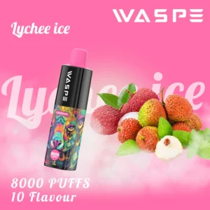 Hurtownia WASPE 8000 Puffs Djeńskie pióro Vape z wieloma nikotyn? 0 2 3 5 Poziomy 16 ml pojemno?? typu C Na?adowalny akumulator 12