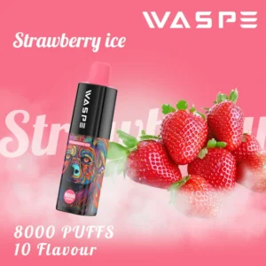 Hurtownia Waspe 8000 Puffs Jednorazowy d?ugopis Vape z wieloma nikotyn? 0 2 3 5 poziomów 16 ml Pojemno?? Typ C Akumulator 7