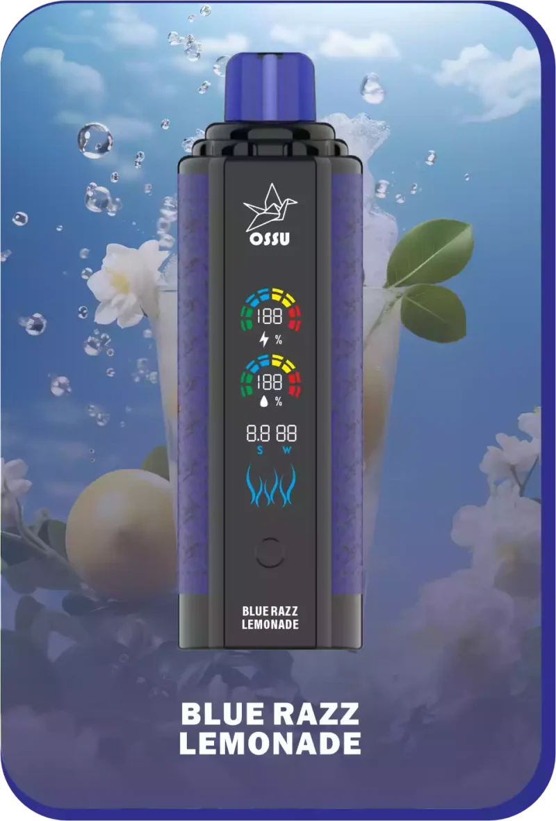 OSSU 30000 Puffs Venta al por mayor Vape desechable Comprar a granel Recargable 0 2 3 5 Pantalla inteligente digital con bajo nivel de nicotina 2024 Caliente 3 2