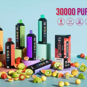 Calidad OSSU 30000 Puffs Venta al por mayor Vape desechable Compra a granel Recargable 0% 2% 3% 5% Pantalla inteligente digital con bajo nivel de nicotina 2025 Caliente 2