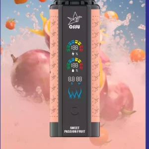 OSSU 30000 Puffs Vape descartável por atacado Comprar recarregável em massa 0 2 3 5 Tela inteligente digital com baixa nicotina 2024 quente 4