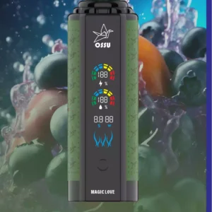 OSSU 30000 Puffs Vape descartável por atacado Comprar recarregável em massa 0 2 3 5 Tela inteligente digital com baixa nicotina 2024 quente 5