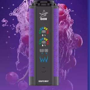 OSSU 30000 Pufos Vape descartável por atacado Compre recarregável a granel 0 2 3 5 LOW NICOTINA DIGITAL SMART SCREEN 2024 HOT 9