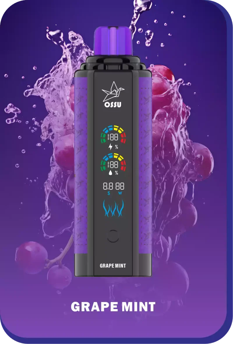 OSSU 30000 Pufos Vape descartável por atacado Compre recarregável a granel 0 2 3 5 LOW NICOTINA DIGITAL SMART SCREEN 2024 HOT 9