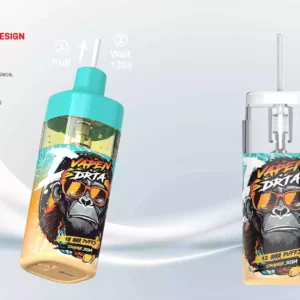 Vapen DRTA 12000 Acessível Pushs Low Nicotina 2% 5% Vape descartável por atacado com separa??o de núcleo de óleo e 15 sabores 3