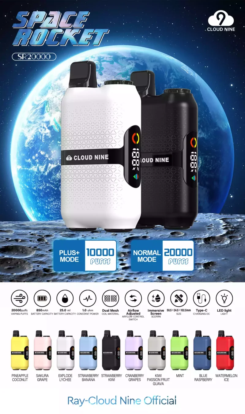 Original Factory Cloud Nine D33 20000 Puffs cu ridicata ?n vrac cump?ra?i de unic? folosin?? vape de unic? folosin?? 5% nicotin? proasp?t 10 arome 2024 NOU (12)