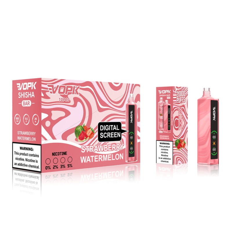 VOPK Shisha BAR 20000 Puffs Vape desechable recargable al por mayor 0 2 3 5 Pantalla LED con bajo nivel de nicotina Envío original a granel Comprar mejor precio 16